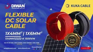 Power Your Solar Installations with Kuka DC Solar Cables! 1x4mm² and 1x6mm². | 25-year working life