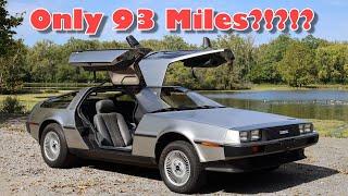 Another record DESTROYED! The lowest mileage DeLorean we've seen in a long time