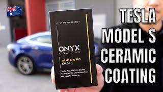 TESLA MODEL S CERAMIC COATING with Onyx Graphene Pro 10H & N1