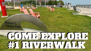 A Peek of the #1Riverwalk in America: Detroit's Valade Park and more!