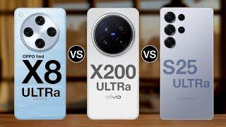 oppo find x8 ultra vs vivo x200 ultra vs samsung galaxy s25 ultra