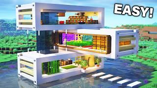 ️ Minecraft : ULTIMATE Modern House  [ Build Tutorial for Survival ]