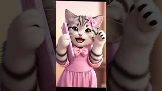 all the time on phone need help cat story #shorts #cat #kitten #cute