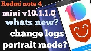 Redmi note 4 miui v10.1.1.0 stable update