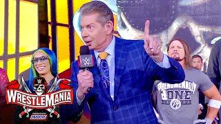 Mr. McMahon welcomes WWE Universe to WrestleMania: WrestleMania 37 – Night 1 (WWE Network Exclusive)