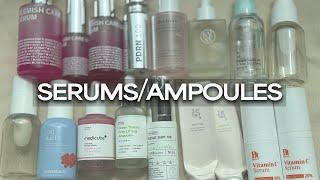 2024 TOP SERUMS + AMPOULES! What I've emptied! for pore care, brightening care & calming!