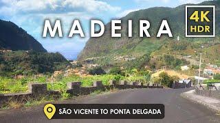 Discover MADEIRA, Portugal  | Steep Roads of North Coast - HDR 4K Drive Tour