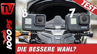 Spar dir dein Geld! Gopro Hero 8 Black am Motorrad - Vergleich mit Hero 7 Black