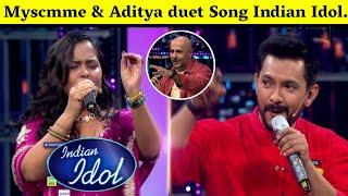 Myscmme Bosu & Aditya Narayan Duet Song in Indian Idol 15/Subhash Ghai special.