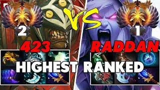 423 (BLOODSEEKER) vs RADDAN (DROW RANGER) - Epic Battle Of Hard Carry Dota 2 Players - Z Dota 2