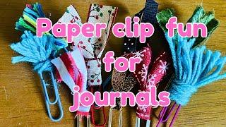 3 Easy PAPER CLIP Embellishment Ideas for Junk Journals | How to make decorative paper clips!