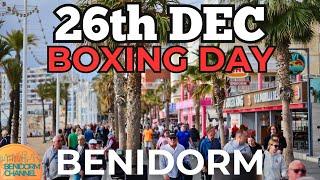 Benidorm - Boxing Day Morning on the Levante Beach
