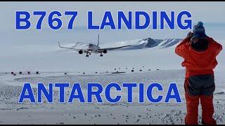 Icelandair B767 Landing in Antarctica!