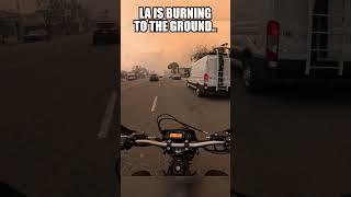 I Went Riding DEEP In The LA Wildfires & Saw This.. 