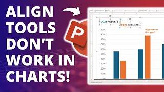 Align Tools Don't Work in PowerPoint Charts!  [PPT TIPS]