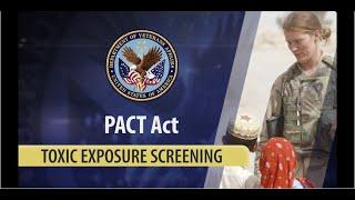 Toxic exposure screening for Veterans