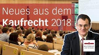 Von Parkettstäben, Spülmaschinen und Bodenfliesen – Kaufrecht  2018 | 1. Bucerius Law School Forum