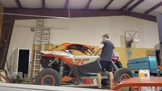 Removing a Can Am Maverick X3 Roll Cage by hand, solo.