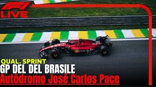  LIVE FORMULA 1 GP DEL BRASILE QUALIFICHE SPRINT - Autódromo José Carlos Pace | F1 2024/2025