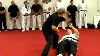 Master Bill Hulsey teaching an old school Kung Fu San Soo technique