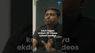 1 din mein 50 videos record kar diye  When Sudarshan Sir got a call from Unacademy #upsc #short