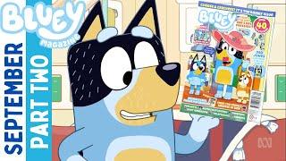  BLUEY Magazine - September 2022 Issue Part 2   | Bluey Books & Crafts | Disney Jr | ABC Kids