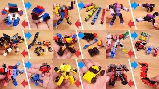 [2023 version] 117+ minutes! 38 LEGO brick transformers MOC 3d animations! #lego #moc