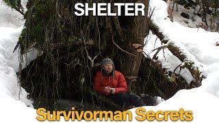 Survivorman Secrets |  Season 1 | Episode 2 | Shelter | Les Stroud