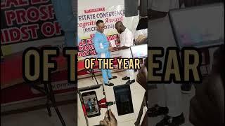 Dennis Isong Recieved award as an Innovative and  reliable Realtor  of the year 2023