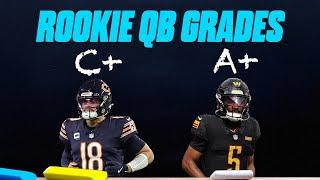 NFL Rookie QB Grades: High ceiling for Caleb Williams, BIG expectations for Jayden Daniels & MORE