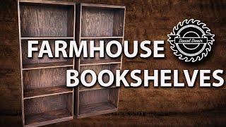 How to build a Farmhouse Bookshelves? DIY Step by Step