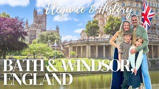 Dreamy Bath & Windsor, England | Castles, Architecture, Eats, Bridgerton & History | Vlog