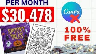 Forget CANVA Make Money CREATING Coloring Books WITHOUT AI For FREE &  Sell On AMAZON KDP