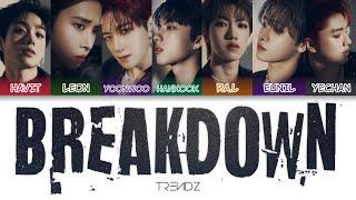 TRENDZ(트렌드지) - Breakdown Color Coded Lyrics (han/rom/eng)