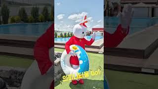물놀이 시작!! 고기구워 먹는 수영장 #풍세관광농원 #취사수영장
