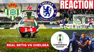 Real Betis vs Chelsea 1-4 Live Conference League Final 2025 UECL Football Match Score Highlights FC