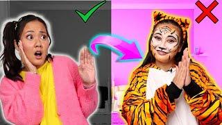 How to DIY Halloween Makeup Tutorial!  | Ellie Sparkles | WildBrain Zigzag