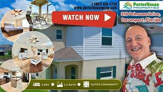 Beautiful 3 bedroom, 2.5 bath Townhome in a Gated Community in Davenport for Rent