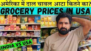 Monthly Indian Grocery Cost In America | अमेरिका में एक महीने का राशन? | Cost of living in USA Hindi