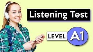 A1 Listening Test | English Listening Test