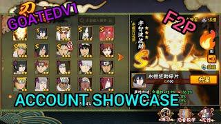 NARUTO MOBILE ACCOUNT OF A F2P PLAYER  | COMPLETE ACCOUNT SHOWCASE | GOATED V1|