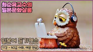 [일본어 듣기연습] 11강 - N2급 어휘, 예문 연습