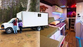 MUST SEE Box Truck Conversion, Full-Size Tiny Home