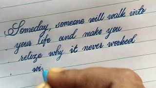 Beautiful Cursive Handwriting | Print Handwriting| Super HandWriter |