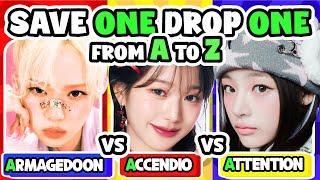 SAVE ONE KPOP SONG: A to Z  Save One Drop Two - KPOP QUIZ 2024