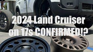 Will 17” wheels fit on a 2024 Land Cruiser 250?