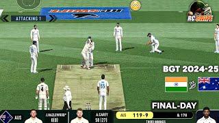 BGT 1ST TEST FINAL DAY:Ind Vs Aus Most Insane Test Match