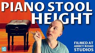 How High Should A Piano Bench Be