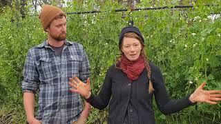 Brendan Sinclair and Liesel McCleary, resident farmers at The Farm at Finley Farms