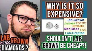 Why are LAB GROWN Diamonds expensive? Should Synthetic Diamonds cost so much? - Real Answers(2020)